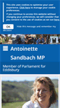 Mobile Screenshot of antoinettesandbach.org.uk